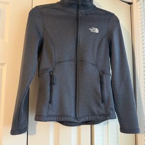 The North Face Gray Fleece Lined Full-Zip Jacket